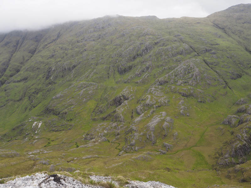 Route off Sgurr nan Eugallt East Top