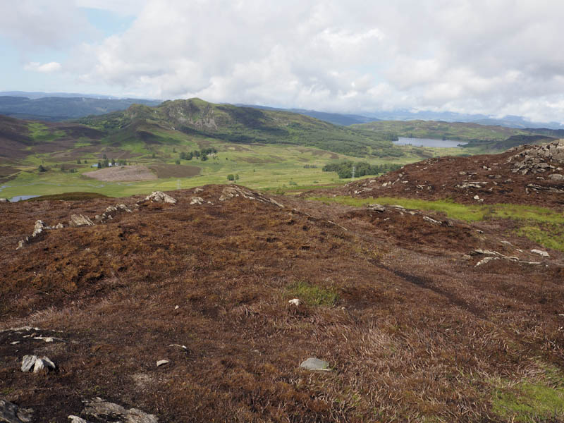 Deuchary Hill and Loch Ordie