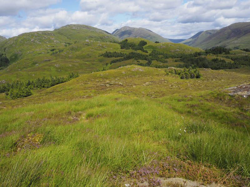 Stob Lochan Lourie, Na h-Uamhachan and Gulvain