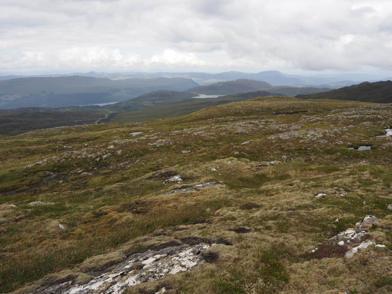 Towards start. Loch Ness, Carn na Dreamaig and Loch Tarff