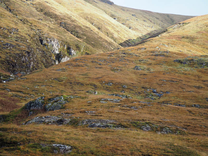 Route up side of Allt Coire Meannarclach