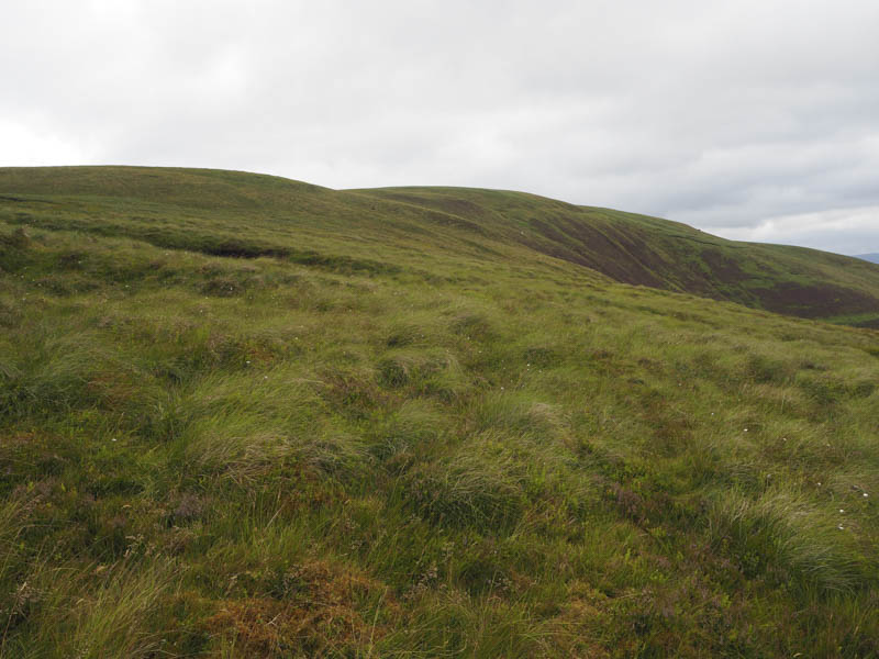 Approaching summit of Meall nan Cleireach