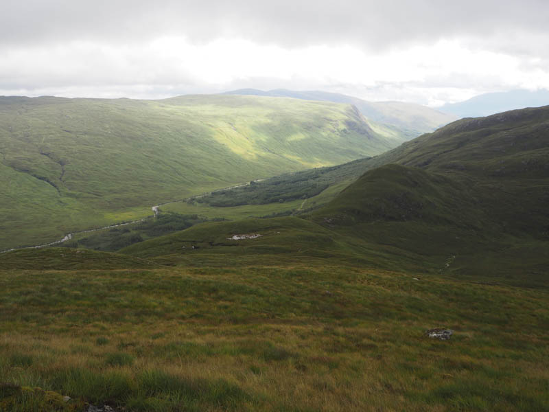 Glen Scaddle and Druim Leathad nan Fias East Top