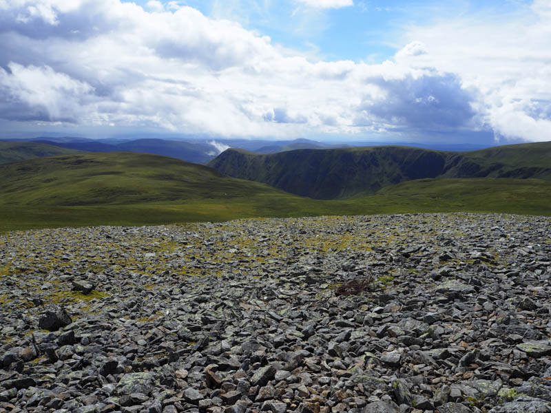 Monega Hill and Little Glas Maol