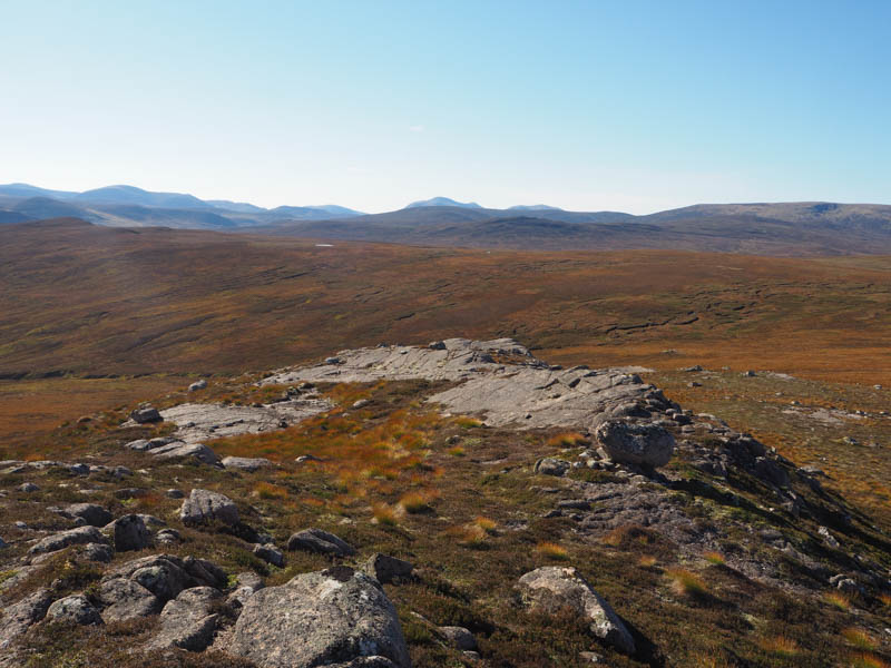 Beinn a' Ghlo in the distance