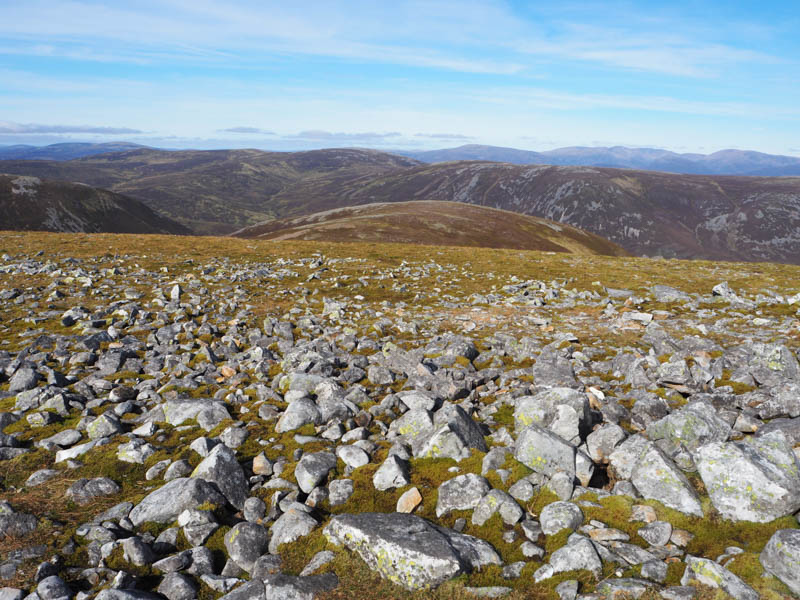 Carn Cruinn. Carn Creagach beyond