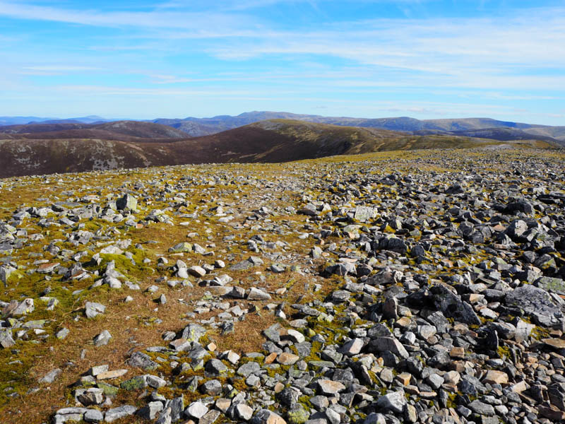 An Socach East Top. Lochnagar beyond