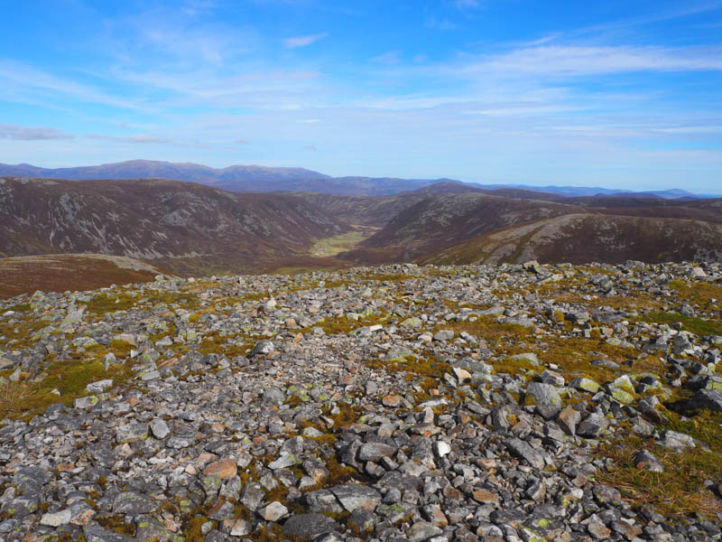 Glen Ey, Creag an Fhuathais and Carn Cruinn