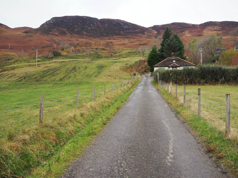 Start of Walk. Creag Mhor in background