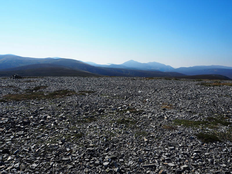 Beinn a' Ghlo in distance