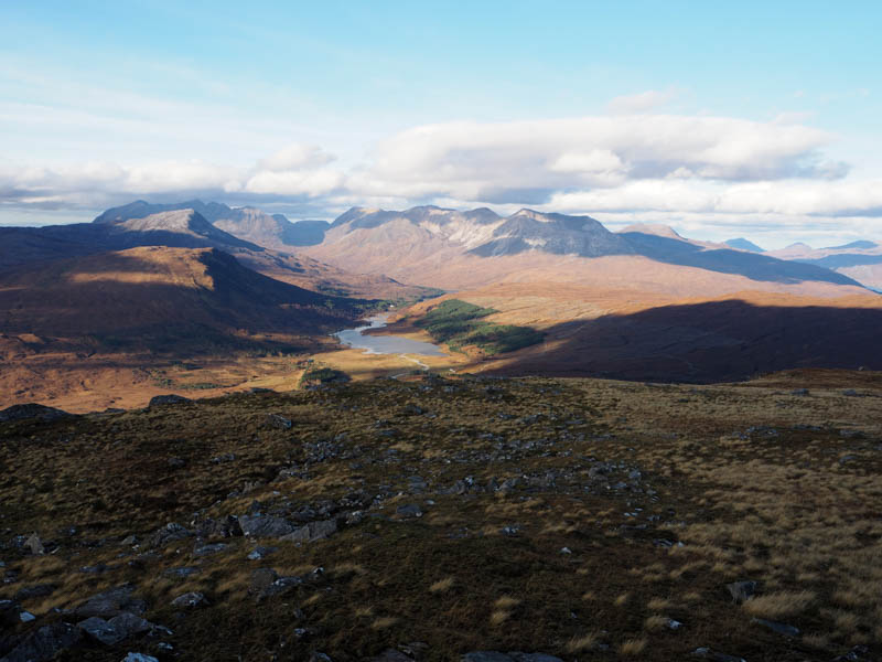 Loch Coulin and the Torridon Munros