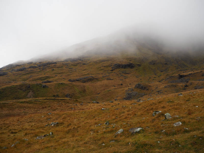 Slat Bheinn in cloud