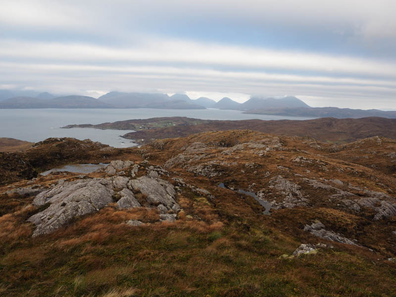 Taskavaig Bay, Loch Slapin and the Cuillin