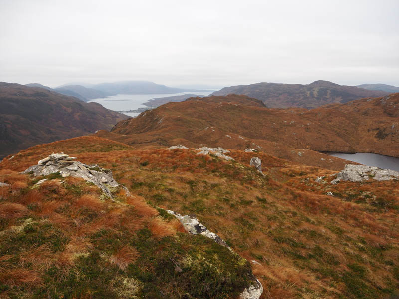 Beinn a' Mheadhoin South-West Top and Loch Alsh