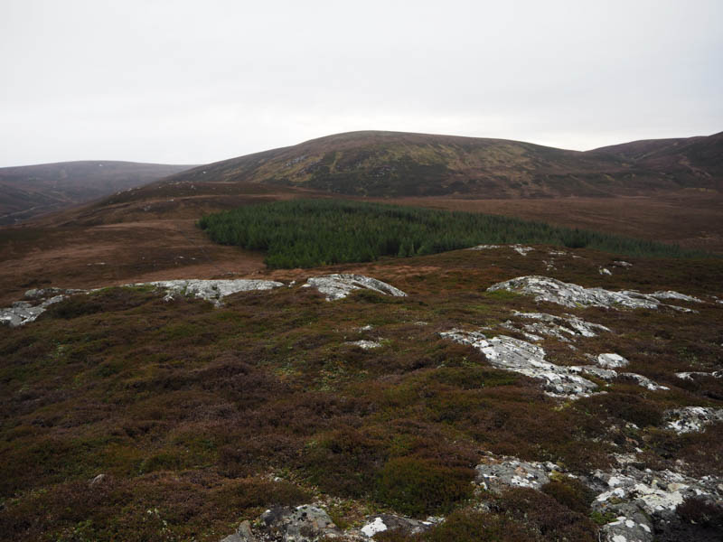 Cnoc Chaorachain. Beinn Acha' Bhraghad beyond