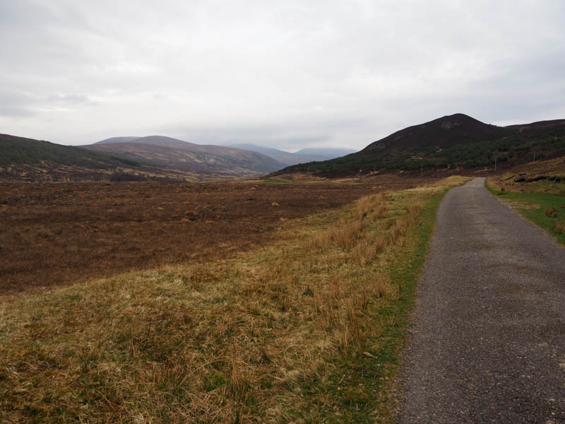 Tarred road up Strath Vaich