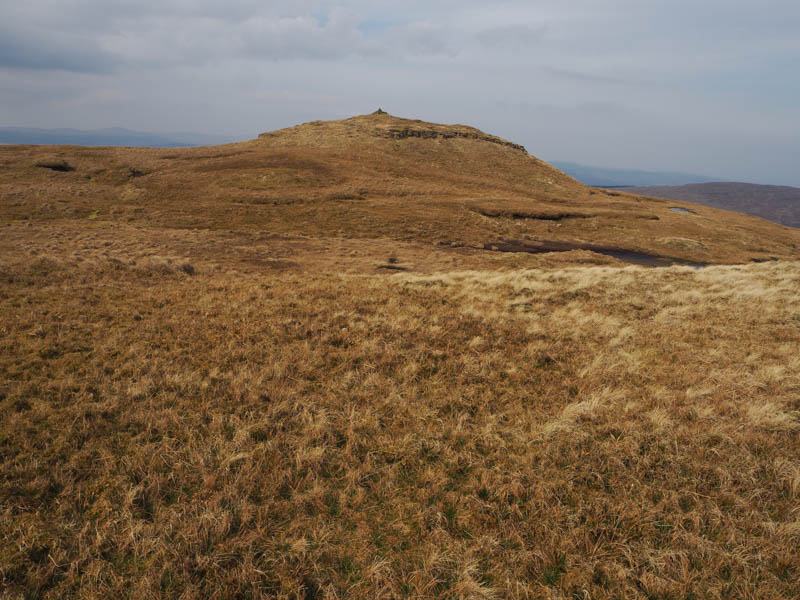 Approaching summit of Sithean na Raplaich