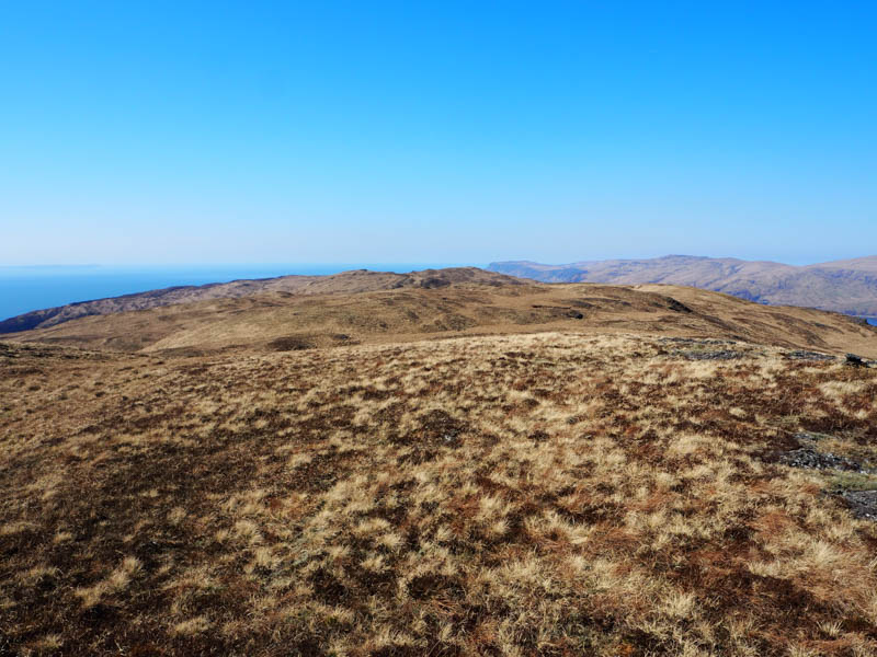Route from Beinn a' Bhainne