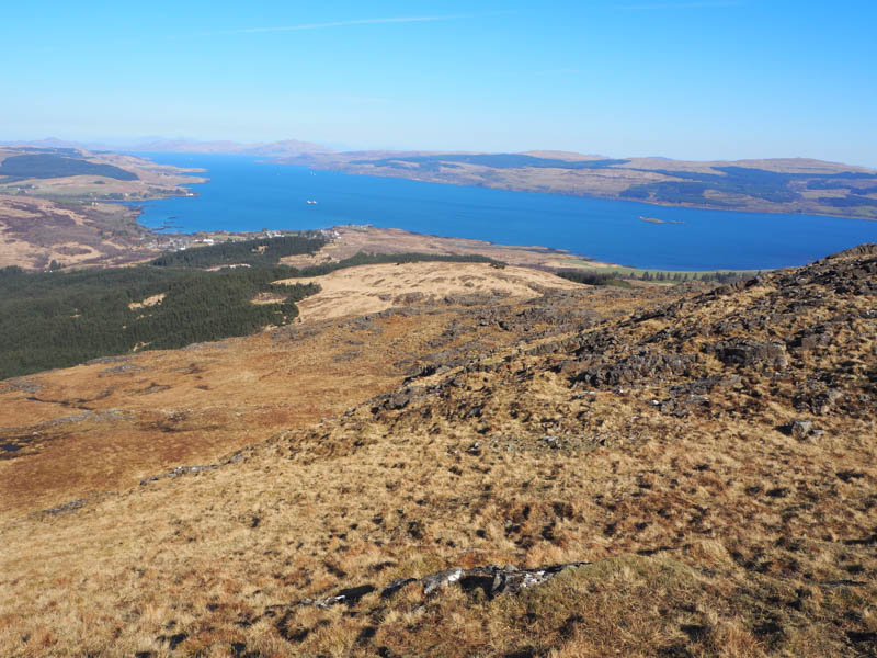 Tump Beinn Bhuidhe and Sound of Mull