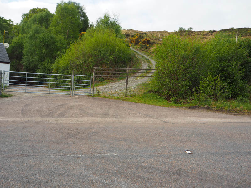 Track up side of Irine Burn