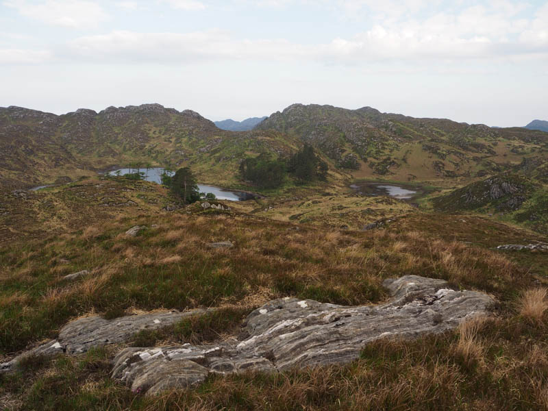 Loch Blain, Lochan na Fola, Beinn Gheur and Cruach nam Meann