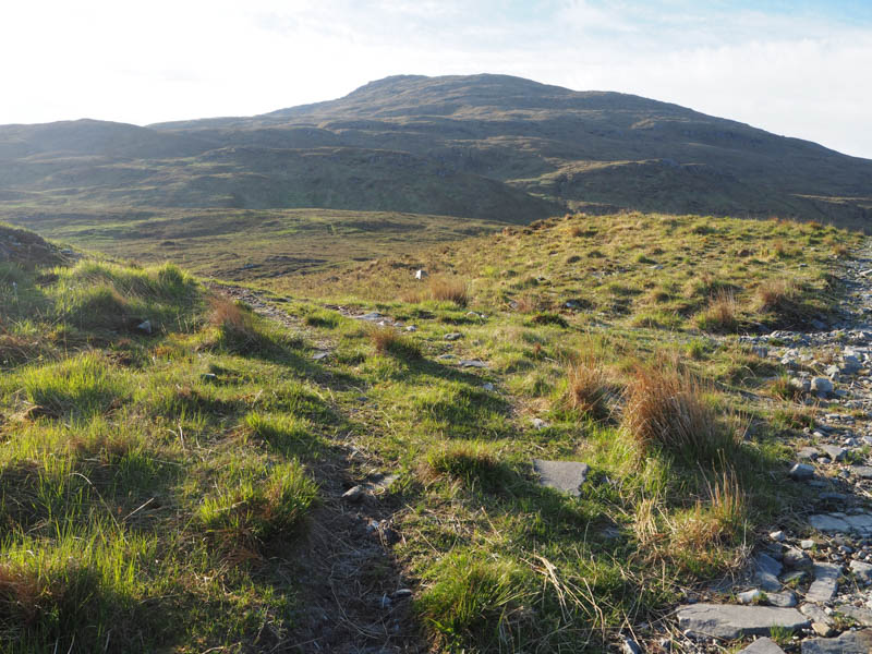 Start of ATV track and Beinn Coire nan Gall