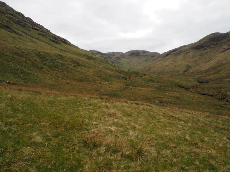Glen Forslan and route to Cruach nan Caorach