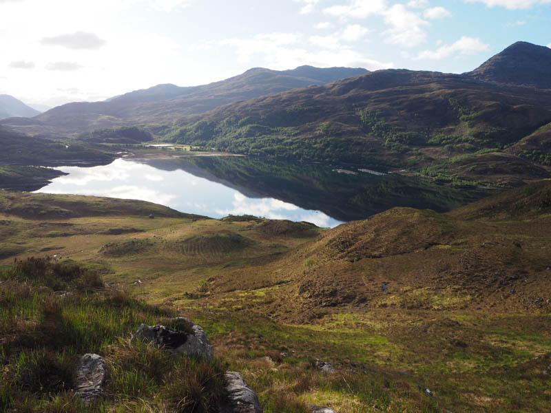 Reflections at head of Loch Ailort