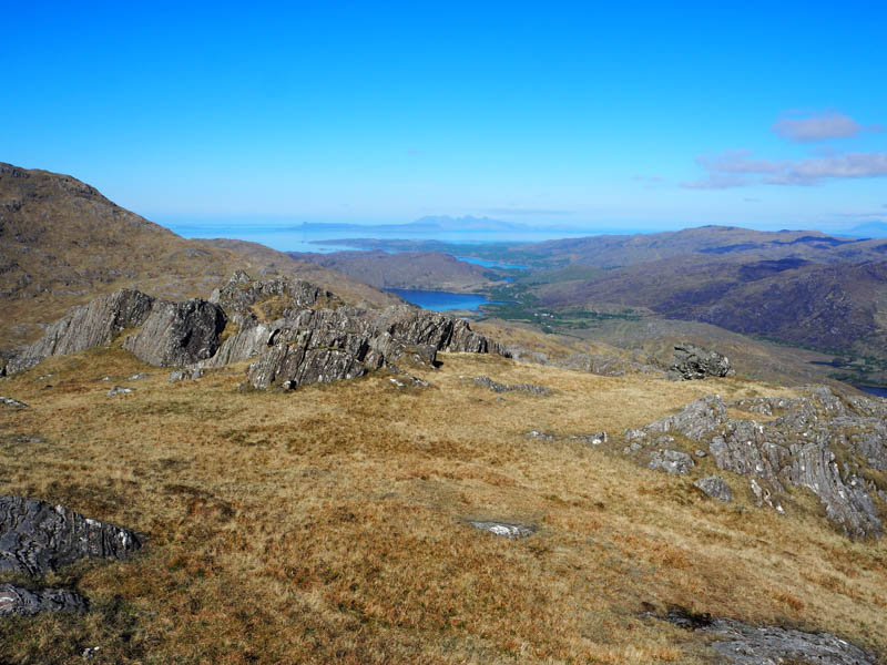 Loch Ailort. Isles of Eigg and Rum beyond