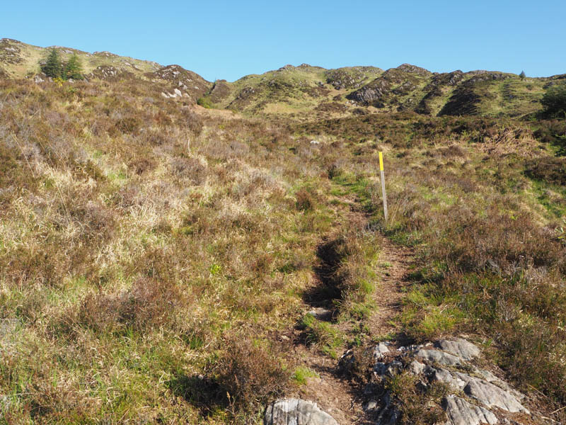 Approaching summit Beinn a' Bhaillidh