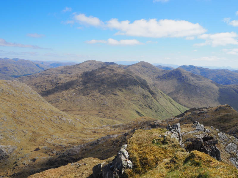 Beinn Odhar Mhor, Beinn Odhar Bheag and Beinn Mic Cedidh