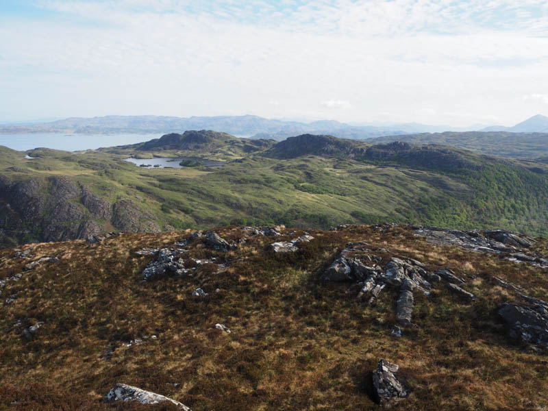 Loch na Bairness, Cruach na Bairness and Egnaig Hill