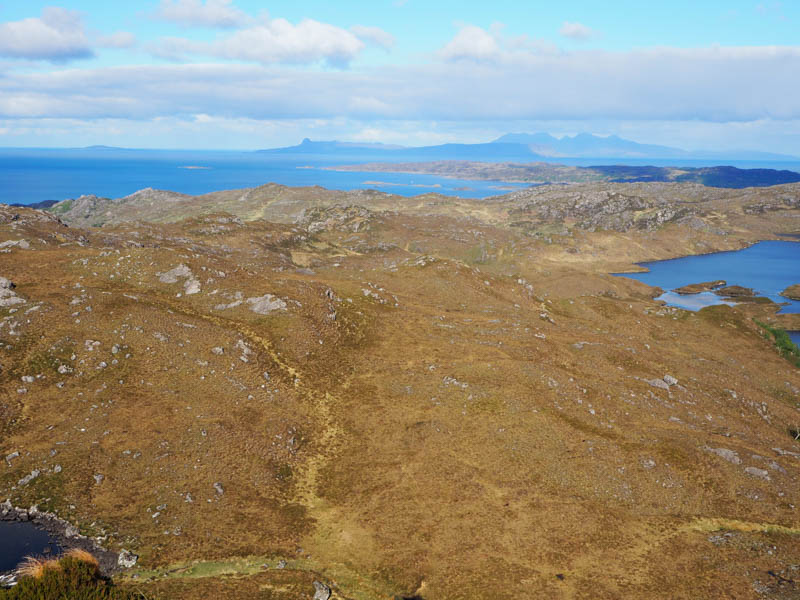 Sound of Arisaig. Isle of Eigg beyond