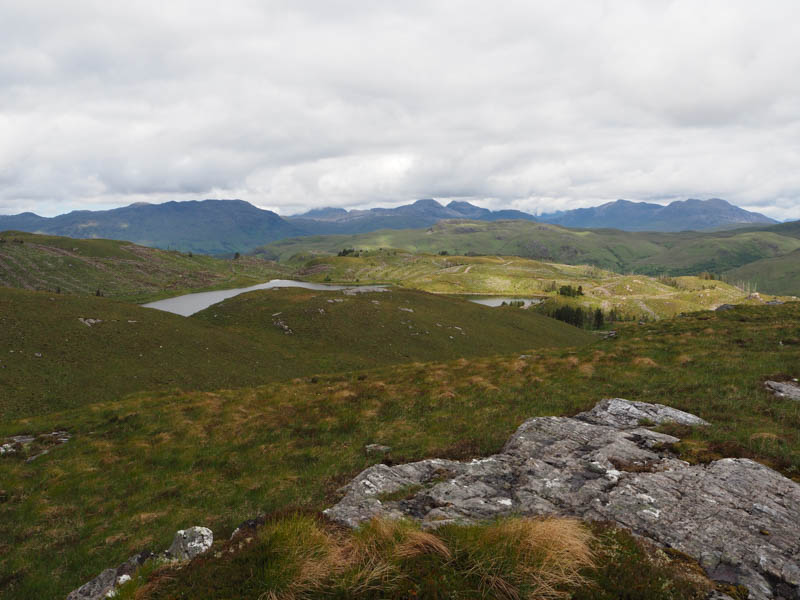 Loch an Iasaich. Beyond hills north of Coulags