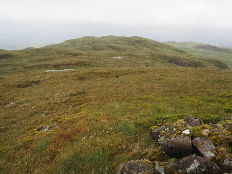 Route from Beinn Ghlas East Top