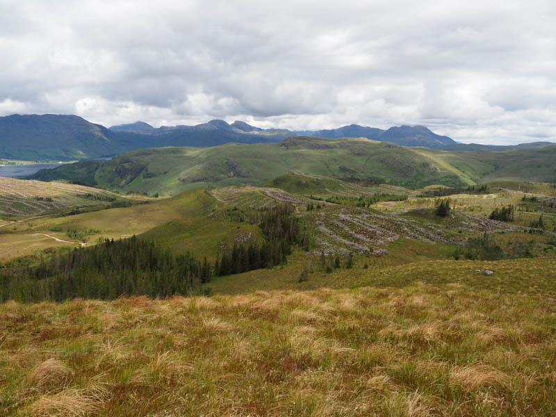 Unmapped track and Carn Ruairidh