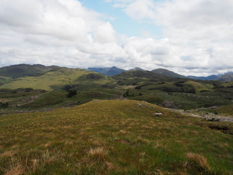 Aonach Dubh, Meall Ruadh and track to Bendronaig Bothy