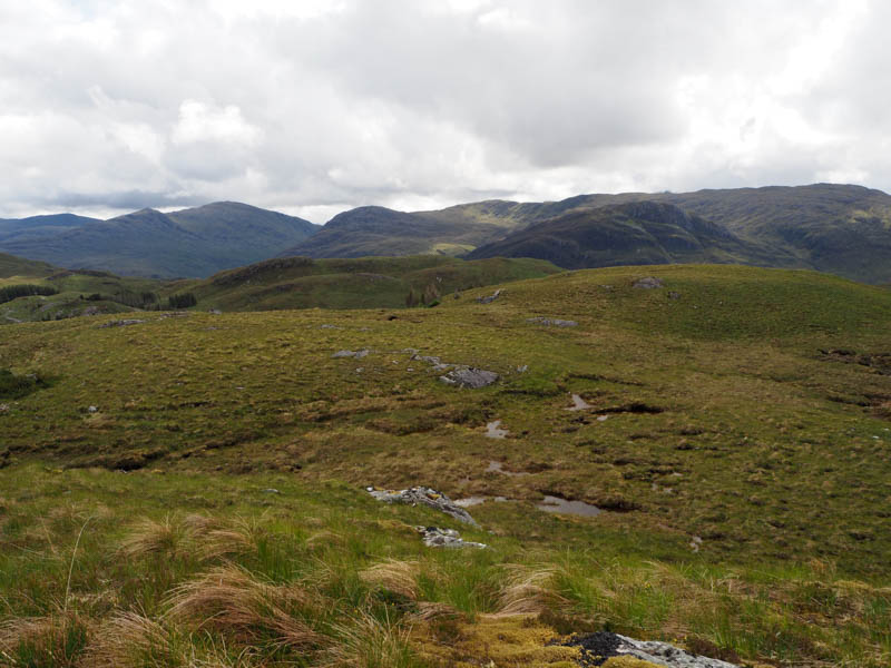 Carn Allt na Bradh. Aonach Beag beyond