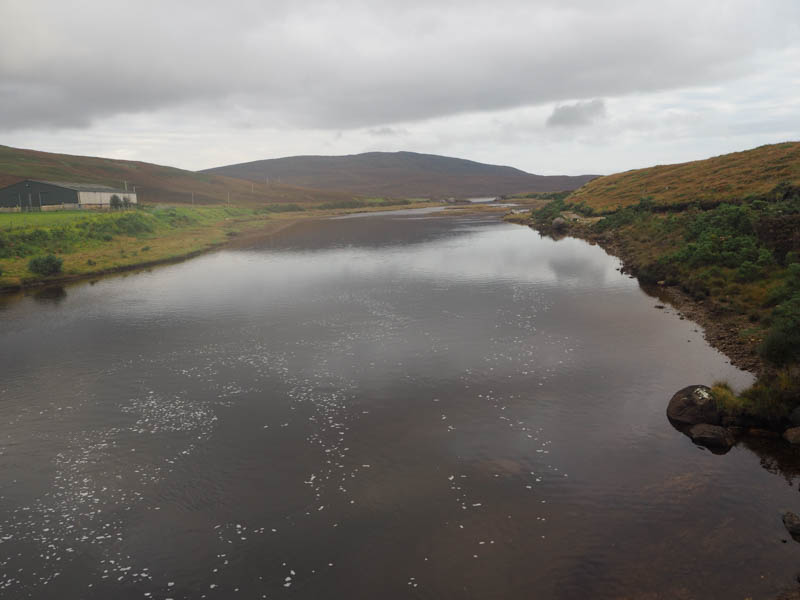 River Dionard looking noth to Kyle of Durness from footbridge
