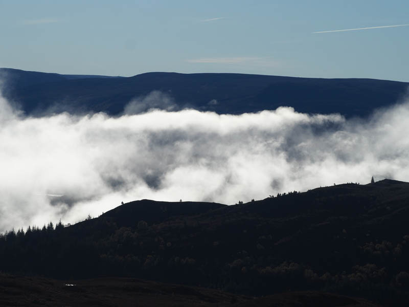 Cloud inversion above Loch Ness