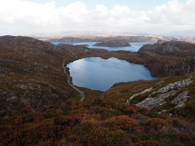 Loch Gobhloch and Loch Laxford