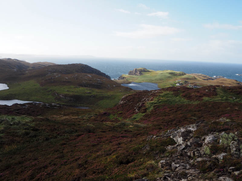 Stac a' Mhill Dheirg and Atlantic Ocean