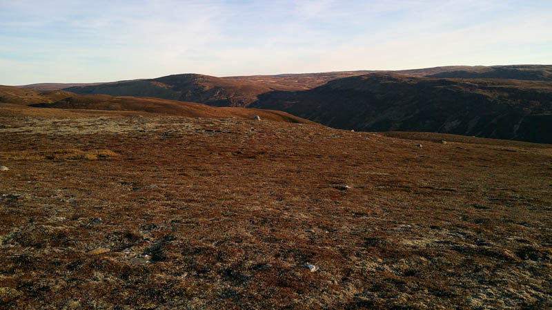 Across Glen Markie to Burrach Mor
