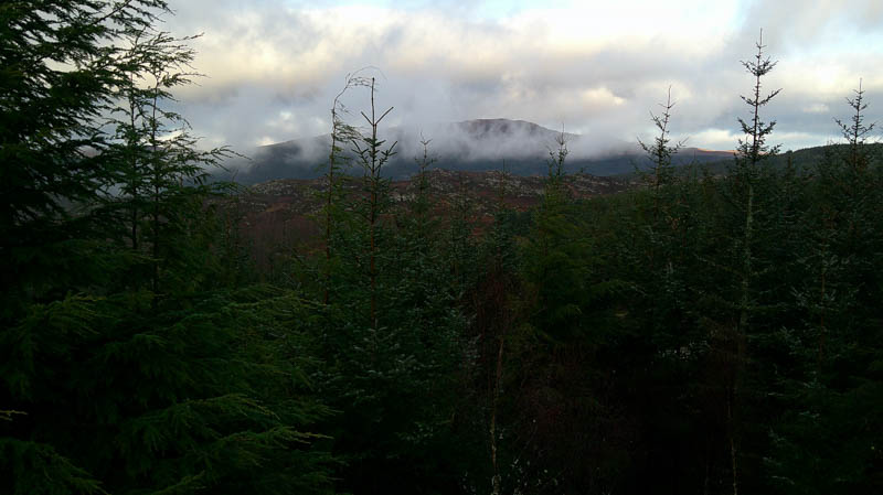 Creag Mhor. Carn Dearg beyond