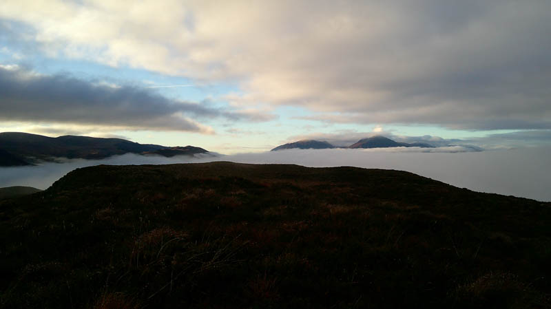 Cloud covering the Great Glen