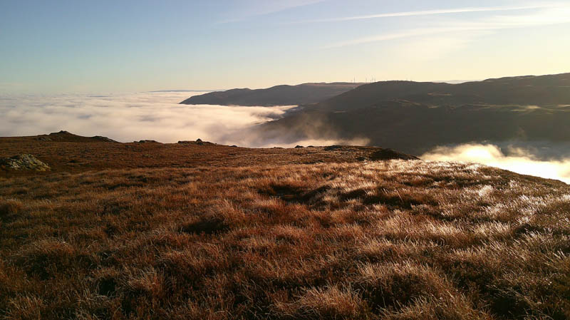 Across Strathconon to Fairburn Wind Farm