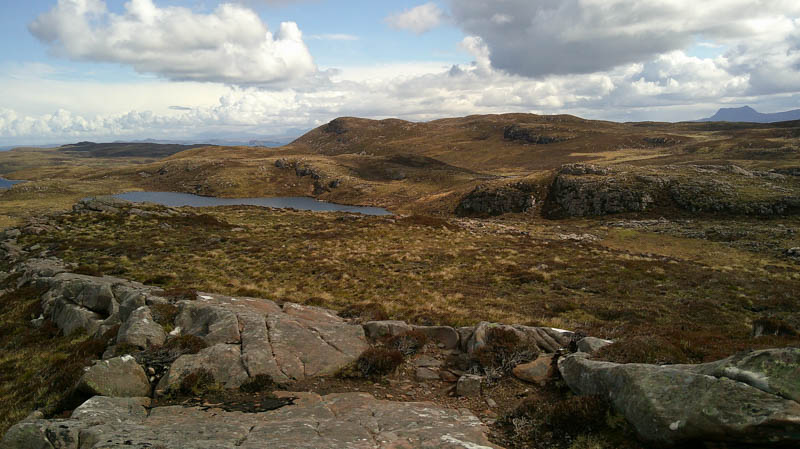 Loch Beinn Dearg and Beinn Dearg Mhor