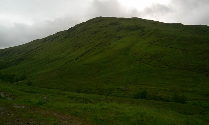 Carn na Breabaig. Shows zigzag track