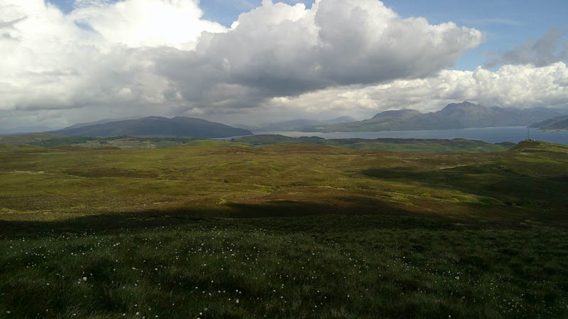 Sgurr na Coinnich, Beinn na Callich, Beinn Sgritheall and Loch Hourn