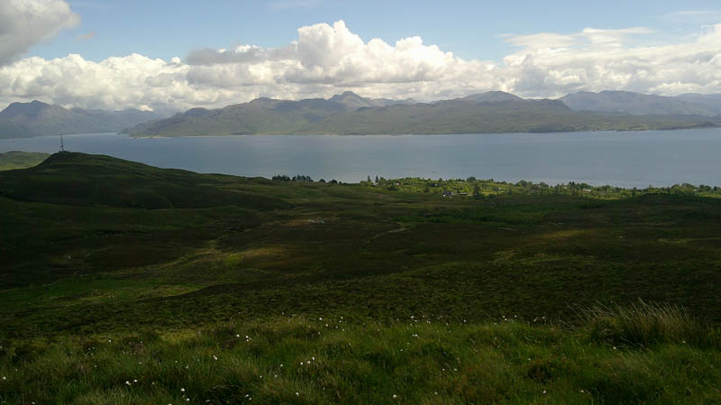 Across Sound of Sleat to Knoydart and Ladhar Bheinn